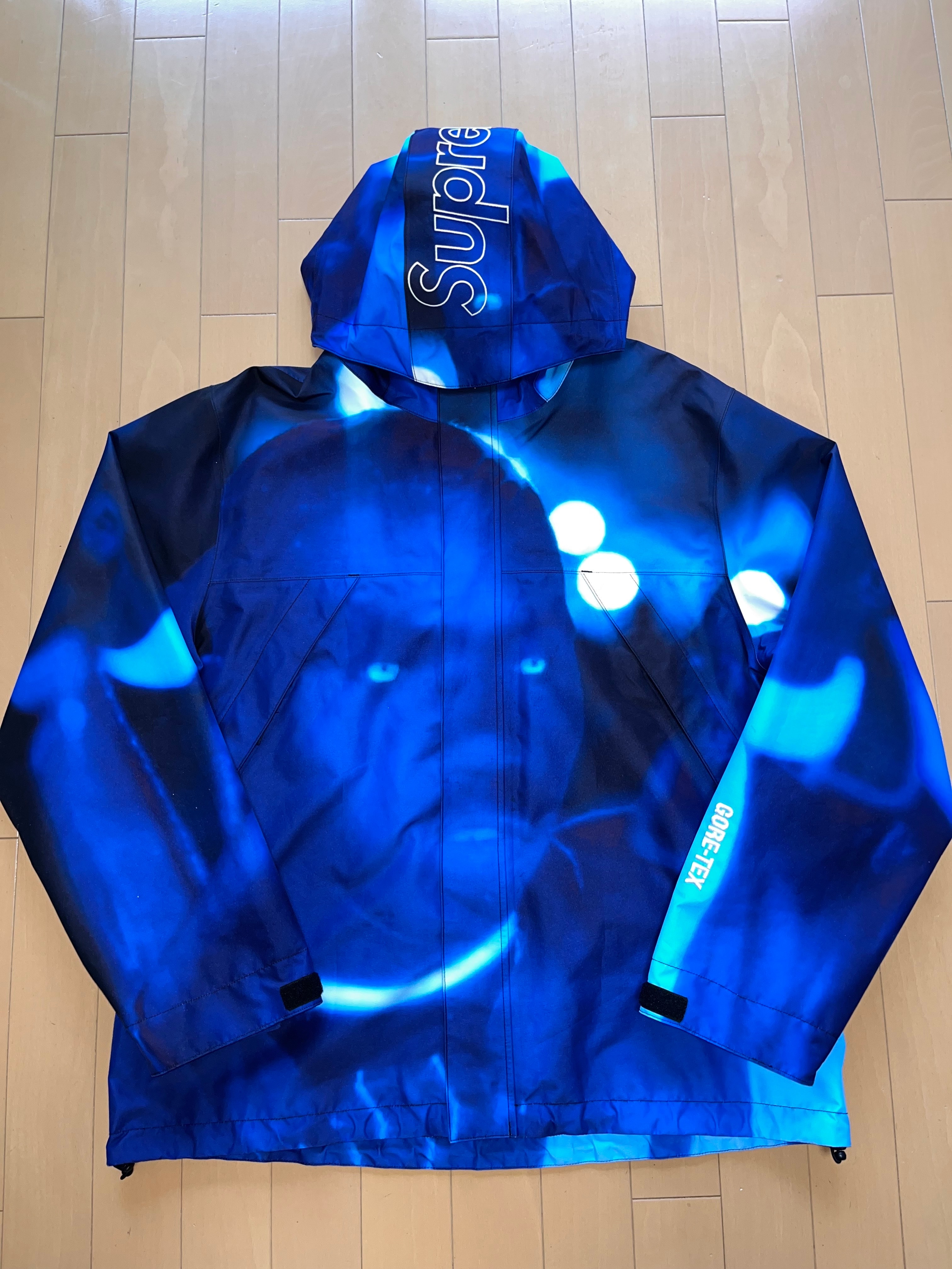 シュプリーム ザノースフェイス アーチ ロゴ6パネル ブルー supreme Supreme x The North Face Arc Logo Mountain Parka 