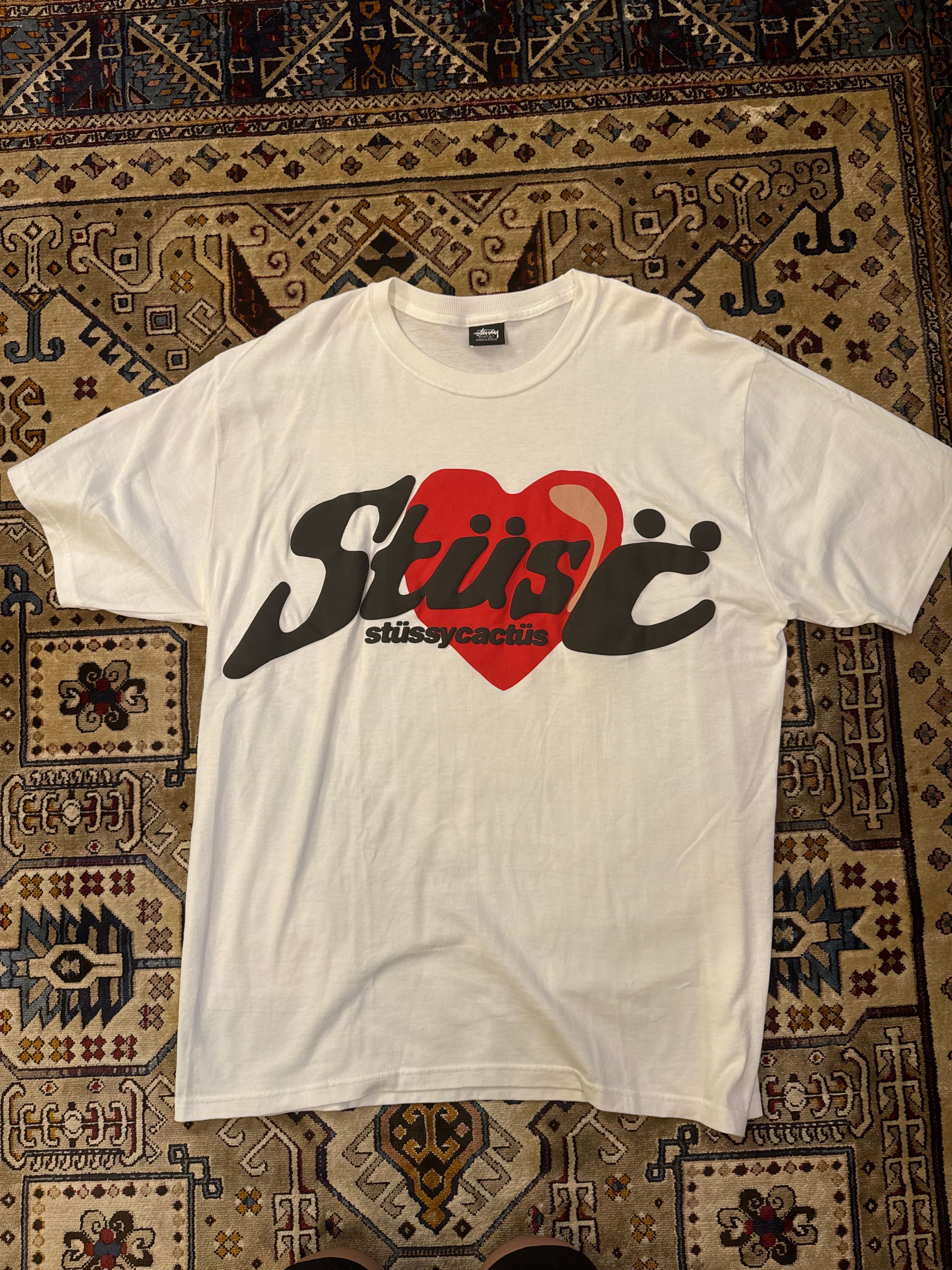 Stussy CPFM HEART TEE "White"