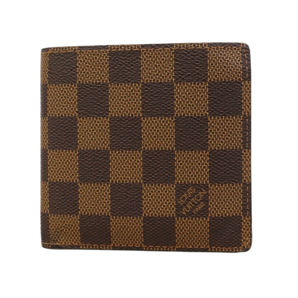【6cd5645-k】ルイヴィトン 財布 ダミエ ポルトビエカルトクレディモネ N61665 エベヌ【中古】メンズ