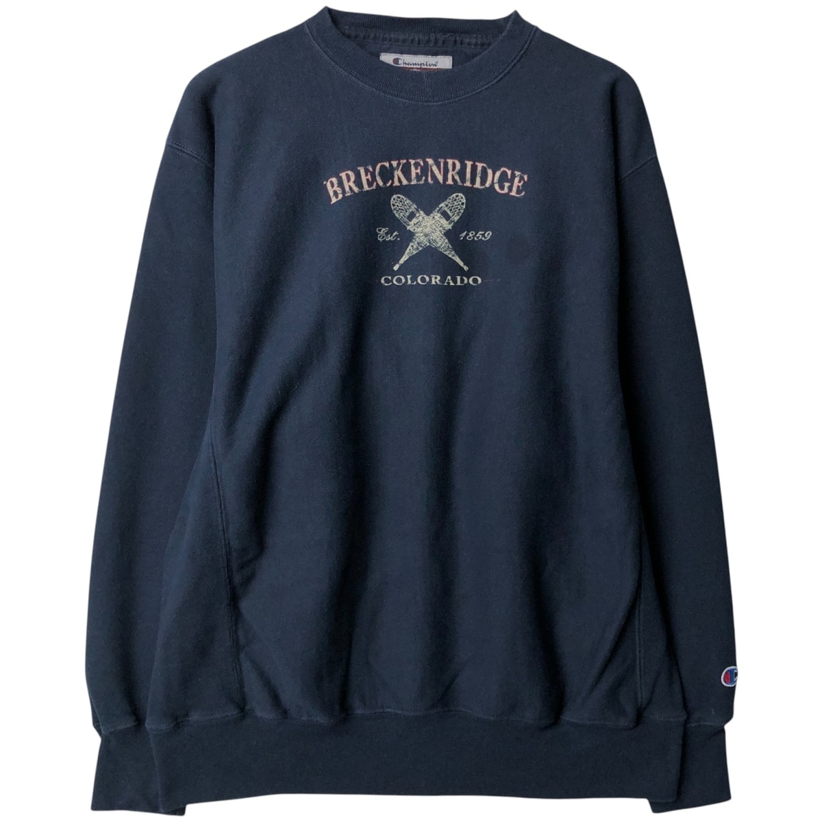 古着 00年代 チャンピオン Champion AUTHENTIC ATHLETIC APPAREL プリントスウェットシャツ トレーナー メンズM相当/eaa585348