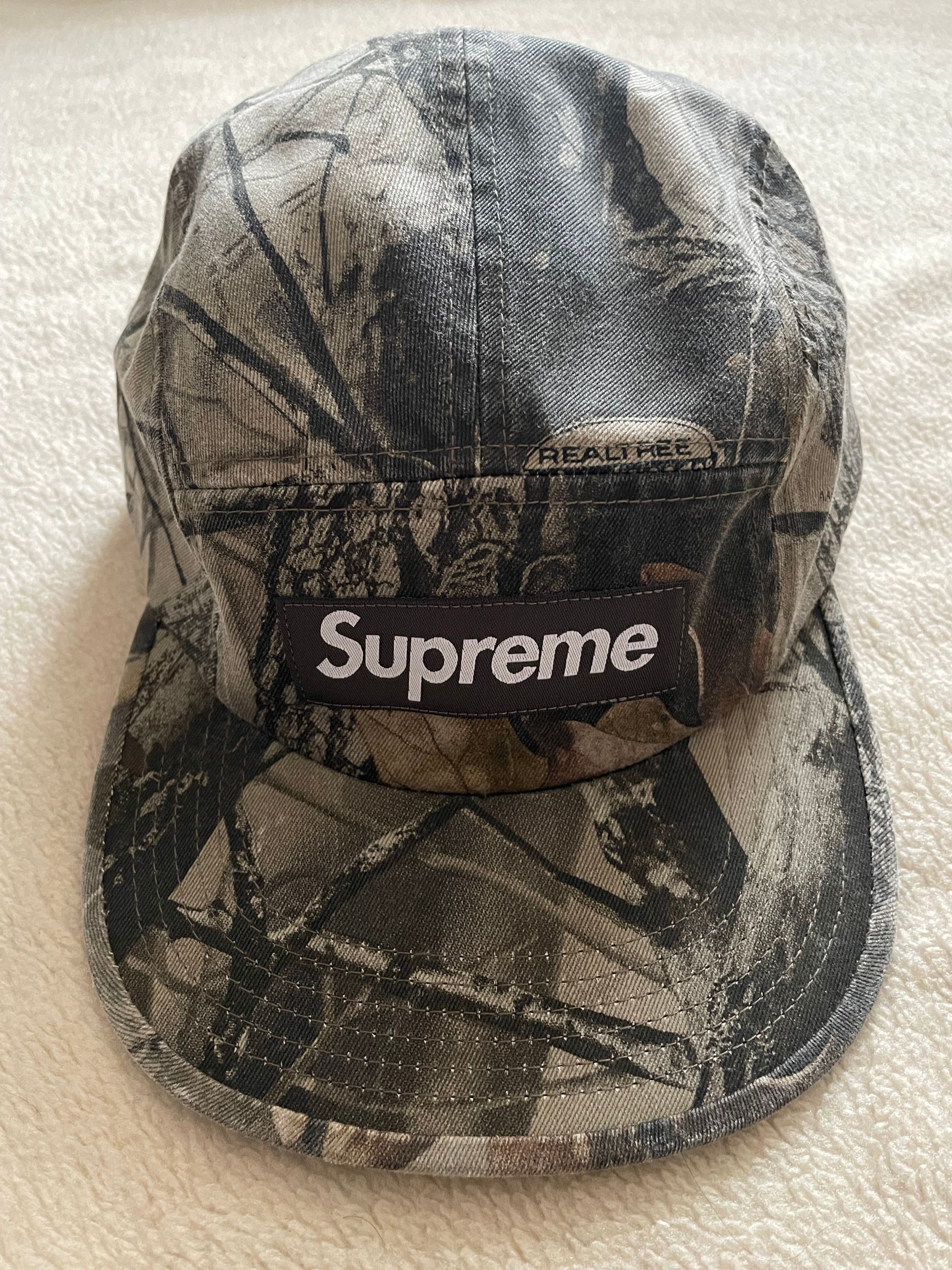 Supreme Washed Chino Twill Camp Cap "Realtree Hardwoods"
