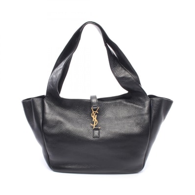 サンローランパリ SAINT LAURENT PARIS LE 5 A 7 BEA トートバッグ バッグ レザー レディース ブラック系 763435 【中古】
