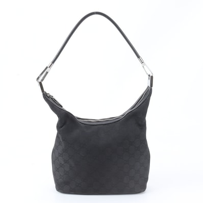 ■極美品 グッチ GGキャンバスホーボー 01234 ショルダーバッグ