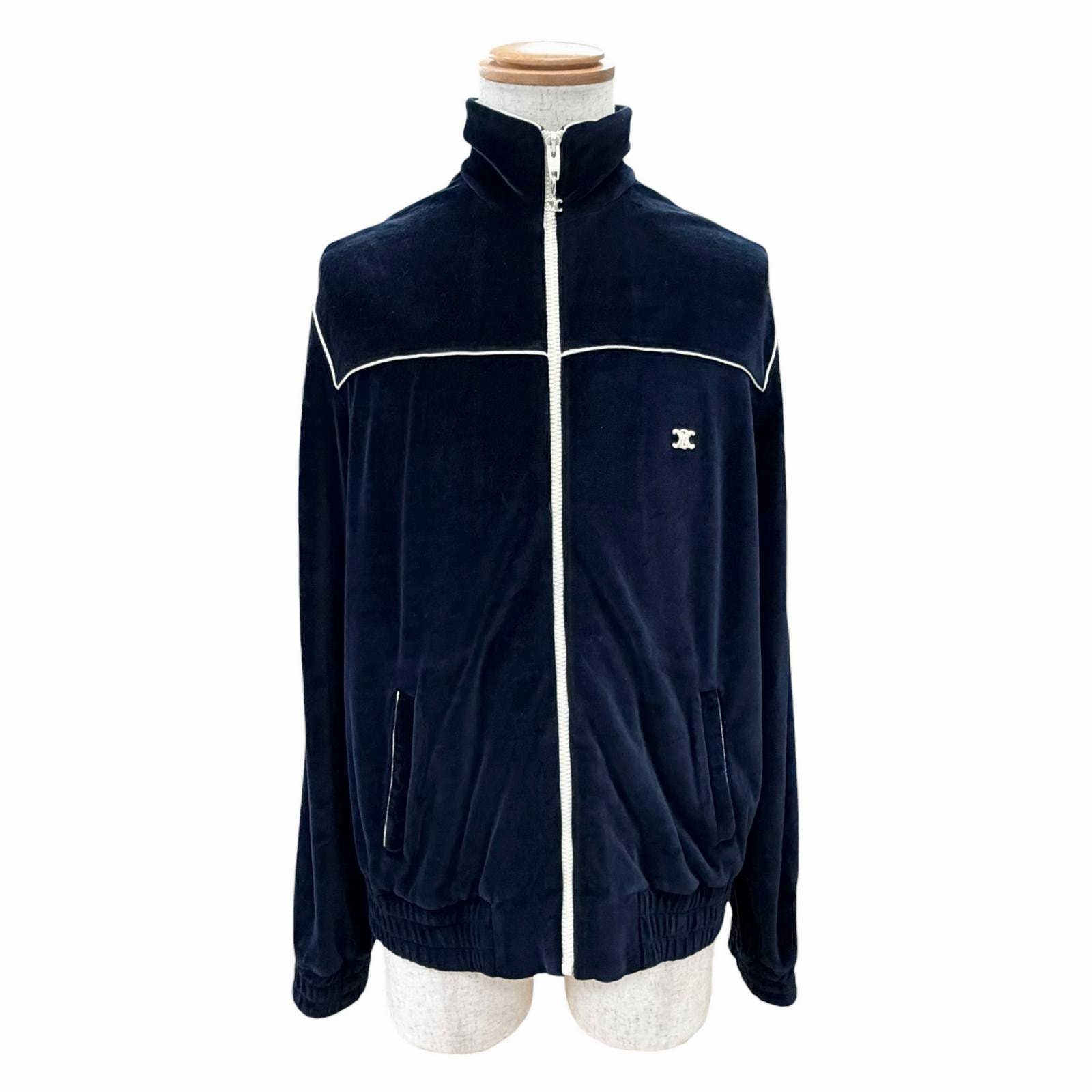 美品 セリーヌ トリオンフ ベルベットトラックジャケット M 2Y168679I
