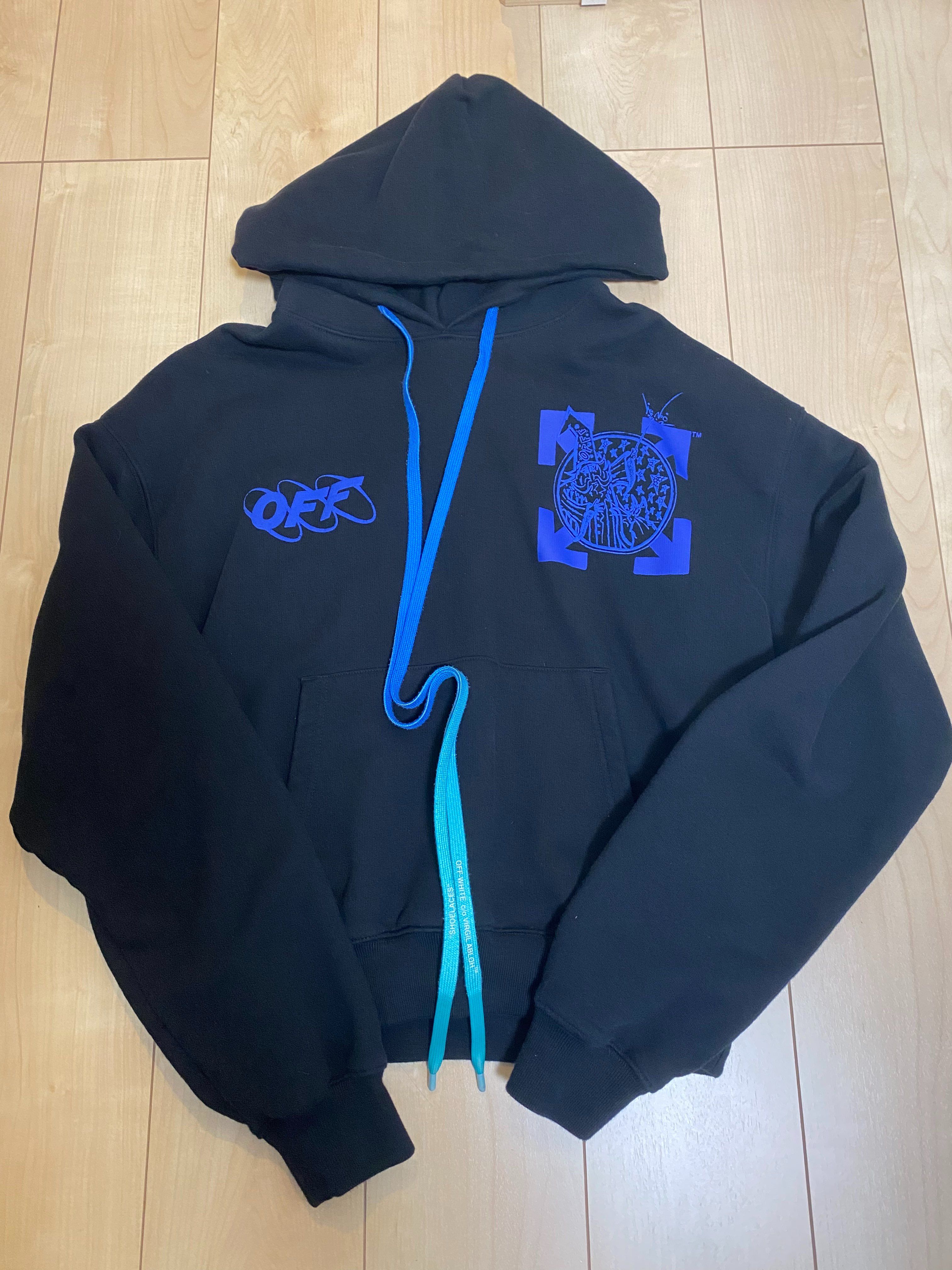 OFF-WHITE WIZARD AND CAT OVER HOODY "Black"