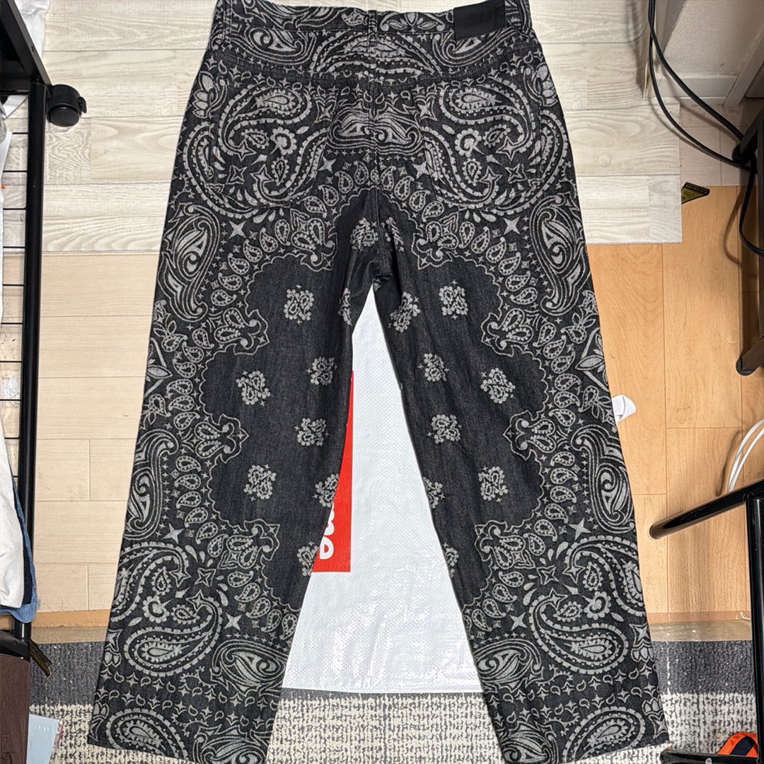 Supreme Bandana Jacquard Baggy Jean 