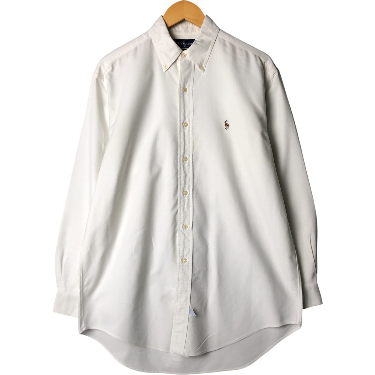 古着 ラルフローレン Ralph Lauren YARMOUTH 長袖 ボタンダウンシャツ メンズM相当/eaa587302