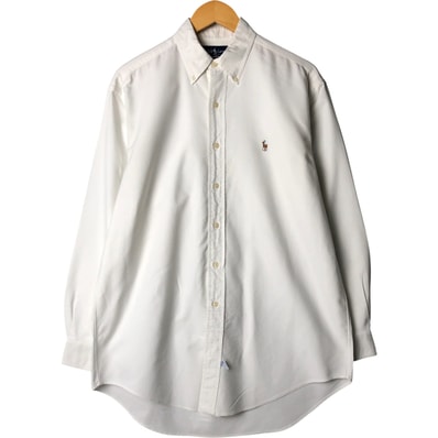 古着 ラルフローレン Ralph Lauren YARMOUTH 長袖 ボタンダウンシャツ メンズM相当/eaa587302