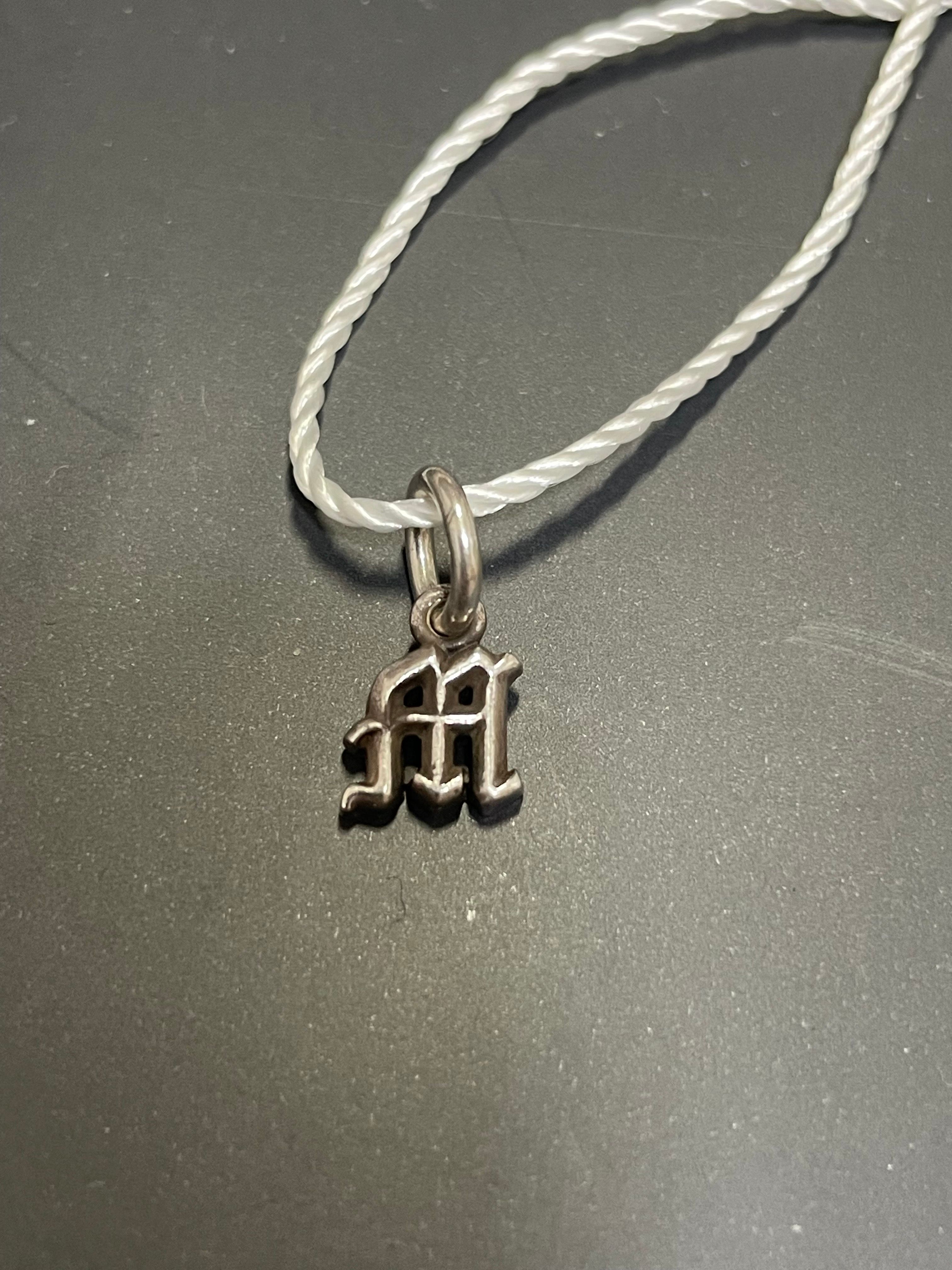 Chrome Hearts Alphabet Stack Charm M Initial Charm "Silver"