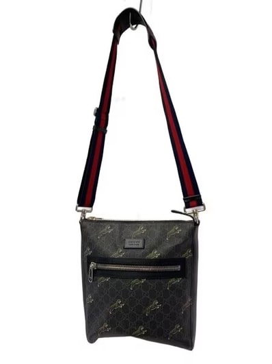 GUCCI GG Supreme Canvas Tiger Messenger Bag