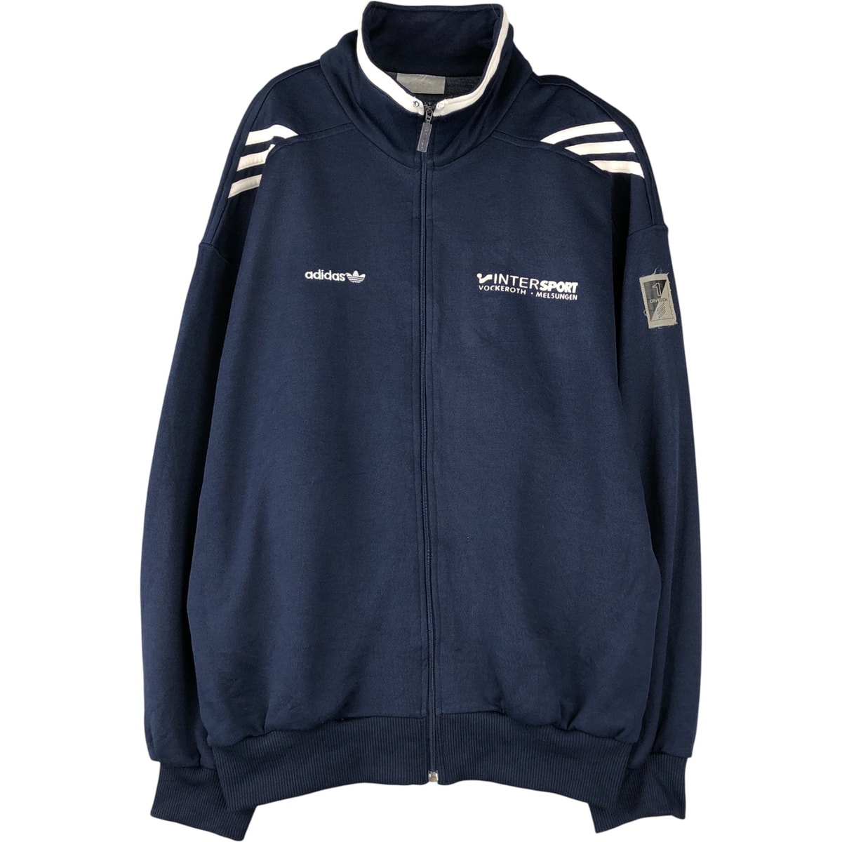 古着 80年代 アディダス adidas トレフォイルロゴ ジャージ トラックジャケット メンズM相当 ヴィンテージ/eaa593941