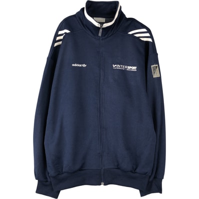 古着 80年代 アディダス adidas トレフォイルロゴ ジャージ トラックジャケット メンズM相当 ヴィンテージ/eaa593941