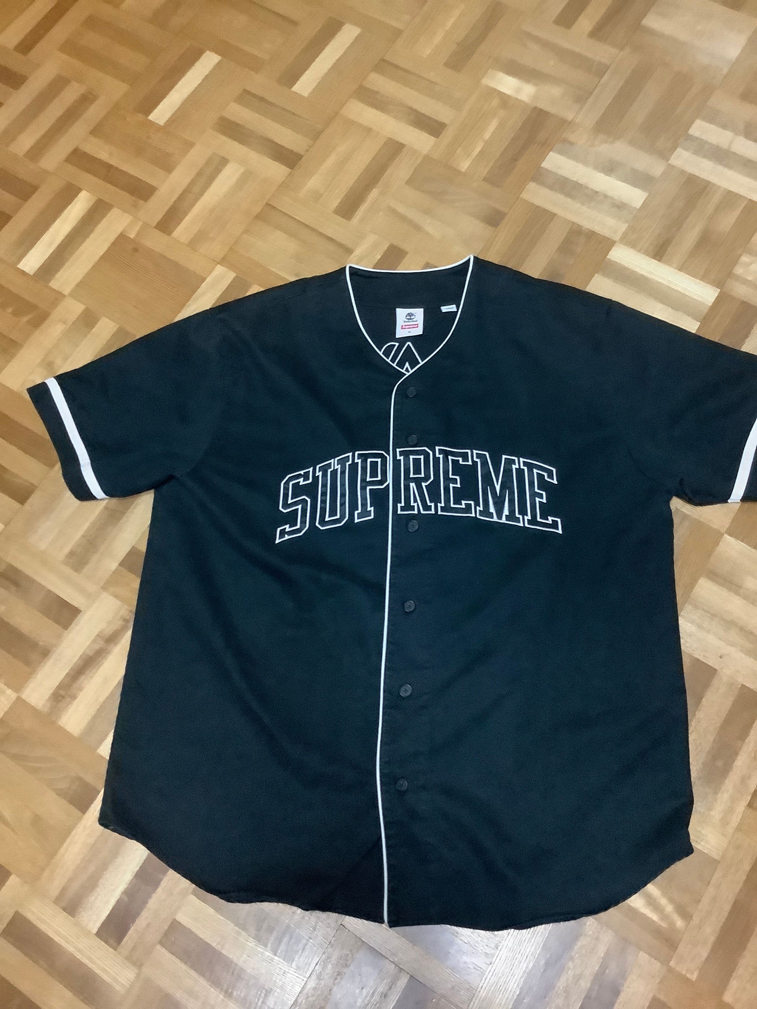 Supreme / Timberland Baseball Jersey "Black"