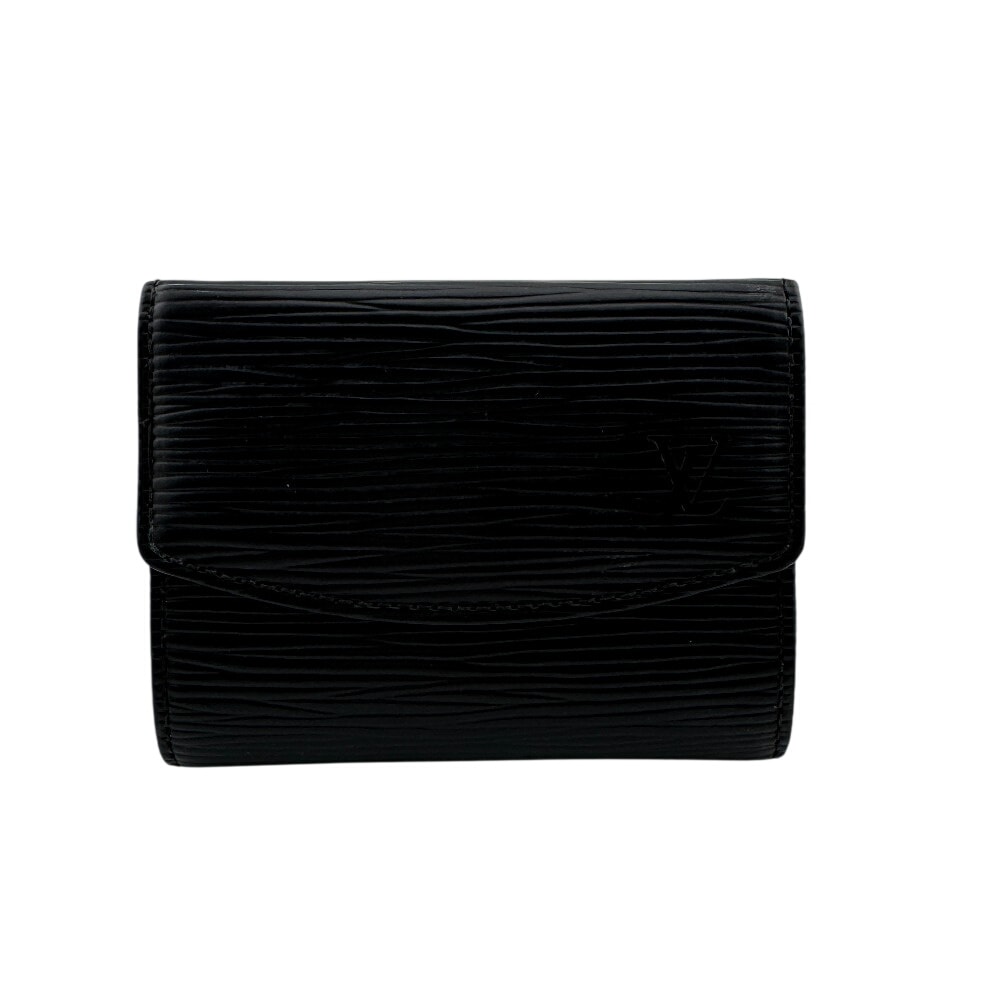 ルイヴィトン LOUIS VUITTON コインケース エピ ポルトモネ・サーンプル 財布 ミニ ヴィンテージ ロゴ カードスロット 小銭入れ M63412 ブラック