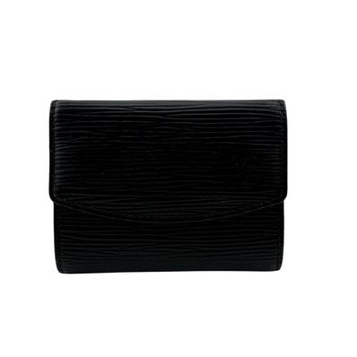 ルイヴィトン LOUIS VUITTON コインケース エピ ポルトモネ・サーンプル 財布 ミニ ヴィンテージ ロゴ カードスロット 小銭入れ M63412 ブラック