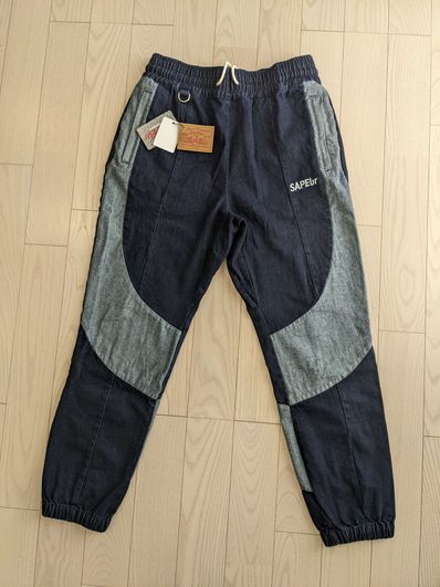 SAPEur DENIM TRACK PANTS "Indigo"