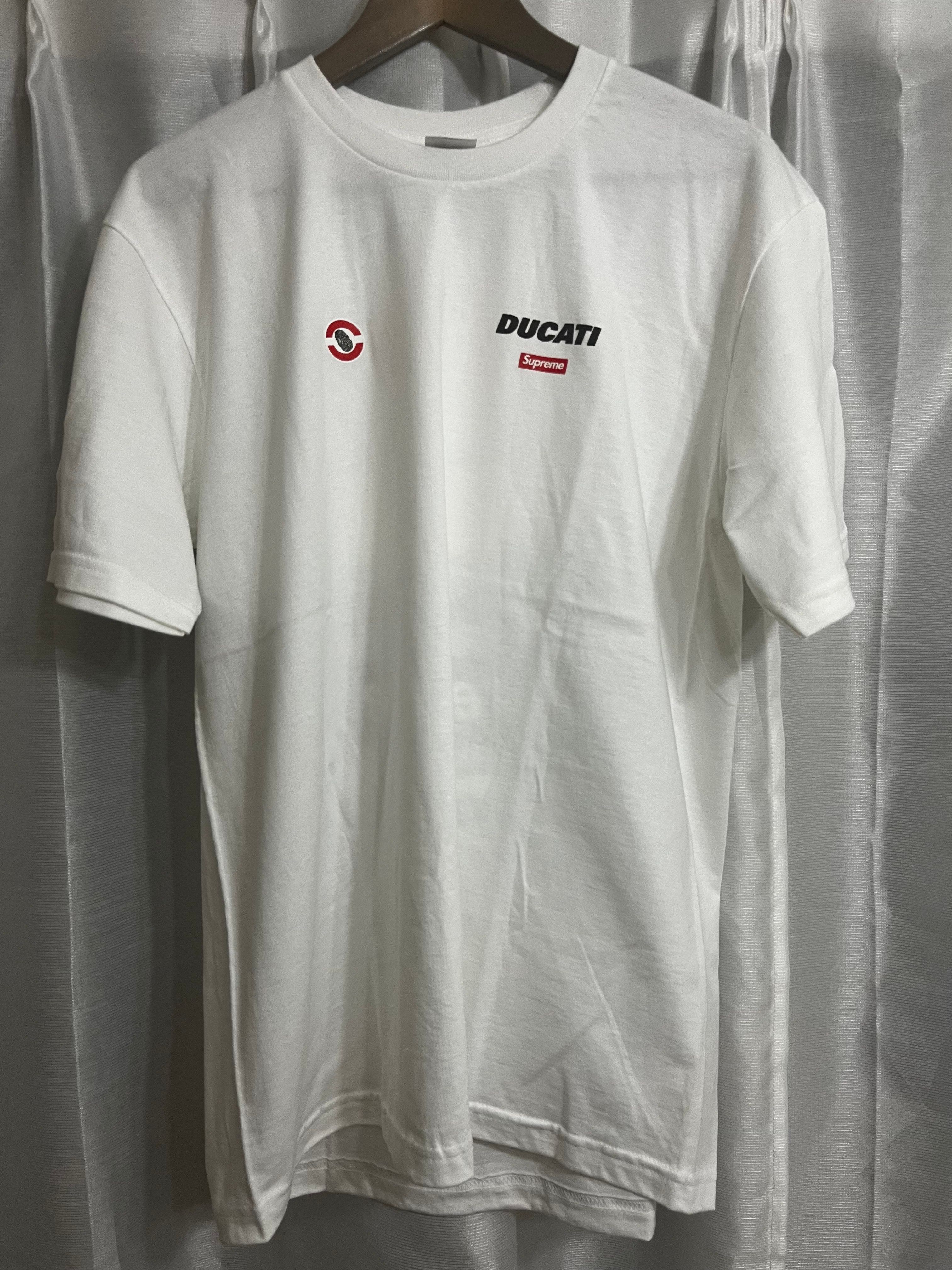 Supreme x Ducati Logos Tee "White"