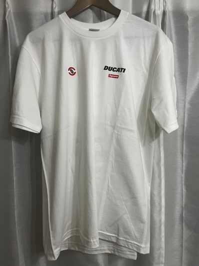 Supreme x Ducati Logos Tee "White"