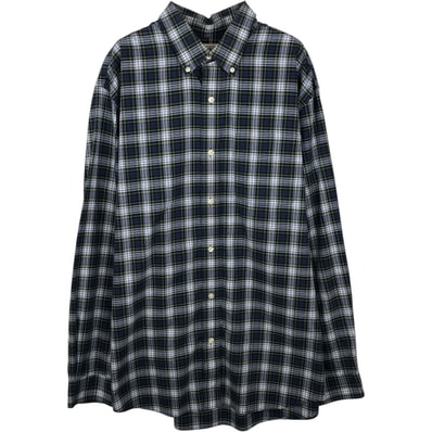 古着 エルエルビーン L.L.Bean TRADITIONAL FIT 長袖 コットンチェックシャツ メンズL相当/eaa643315