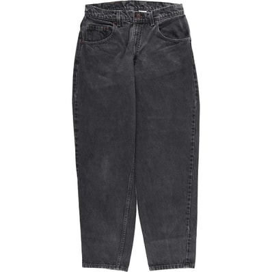 古着 90年代 リーバイス Levi's 00560-0260 LOOSE FIT TAPERED LEG ブラックデニム テーパードデニムパンツ USA製 メンズw30相当 ヴィンテージ/evb030896