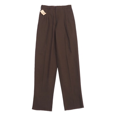 ■未使用品■COMME des GARCONS HOMME コムデギャルソンオム ヴィンテージ パンツ サイズS AD1991 90’s ツータック コットンチノ スラックス 20260629/RA9967