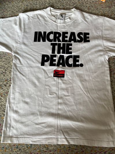 Nike x Stussy Increase The Peace Tee "White"