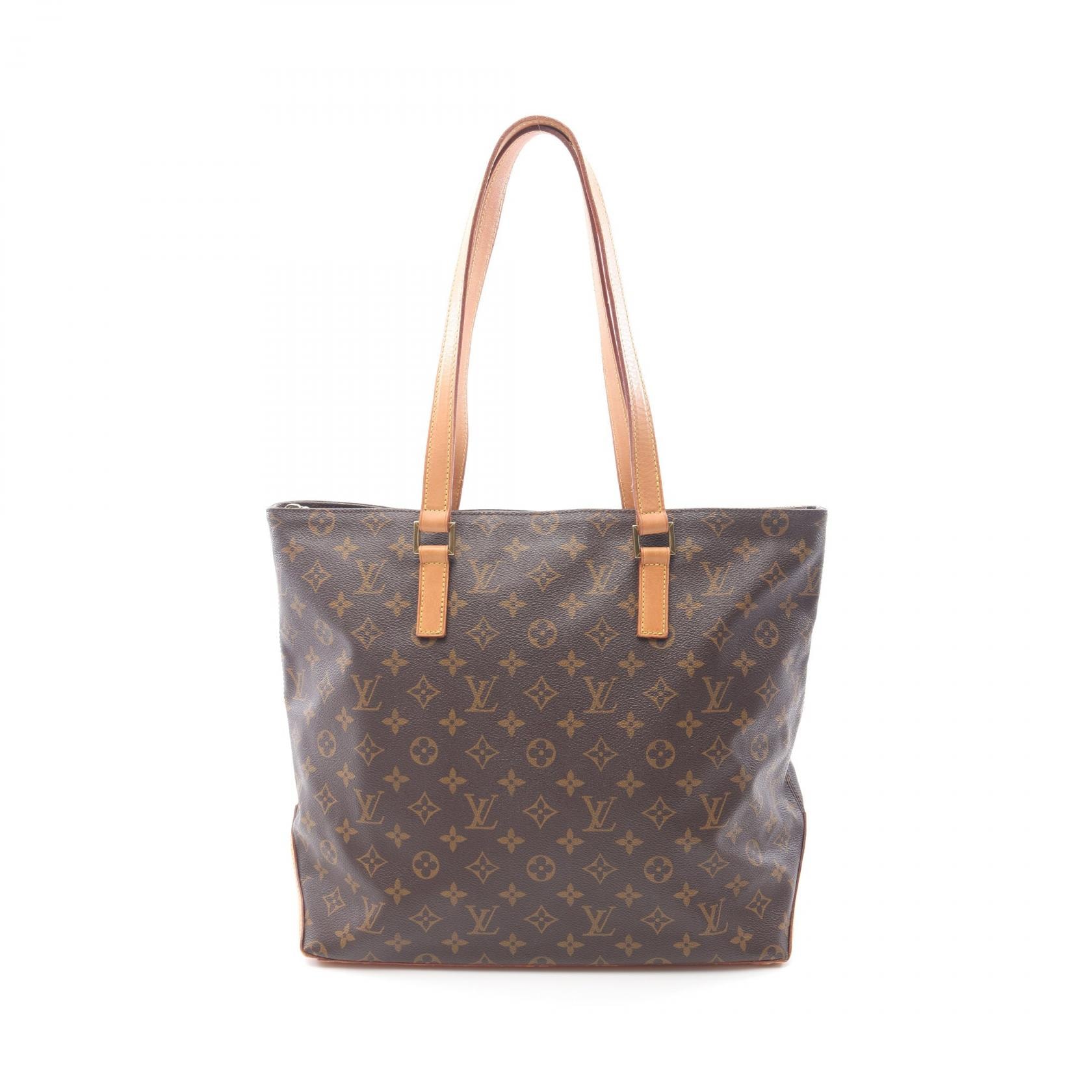 ルイ・ヴィトン LOUIS VUITTON カバメゾ トートバッグ バッグ PVCコーティングキャンバス レザー モノグラム レディース ブラウン系 M51151 【中古】