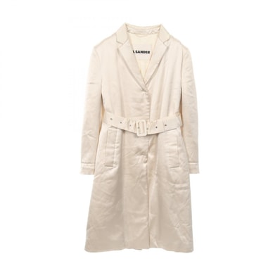 ジルサンダー JIL SANDER サテン 衣料品 アウター レーヨン レディース ホワイト系 【中古】