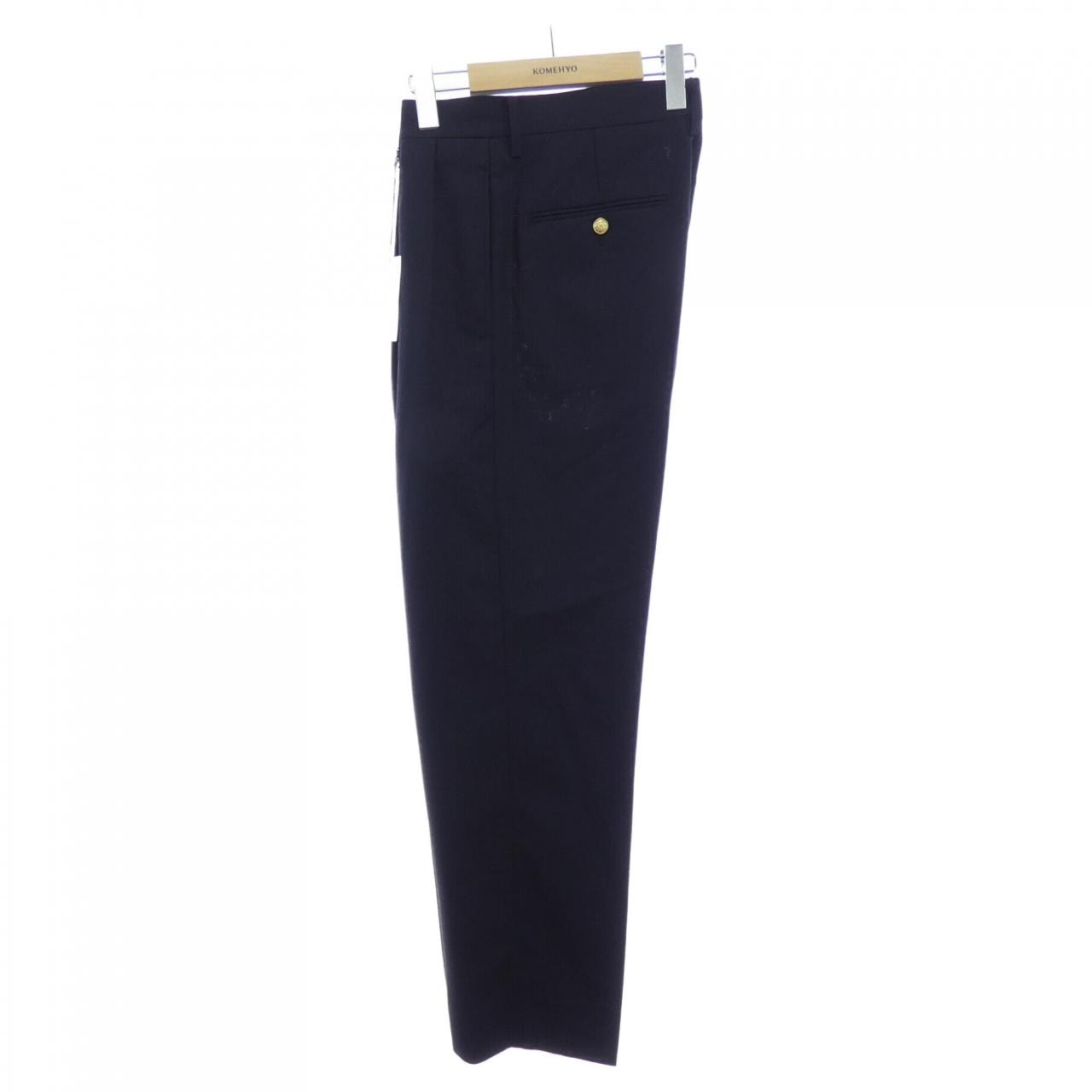 beautiful people Tropical Wool Mohair Three Tuck Widepants 