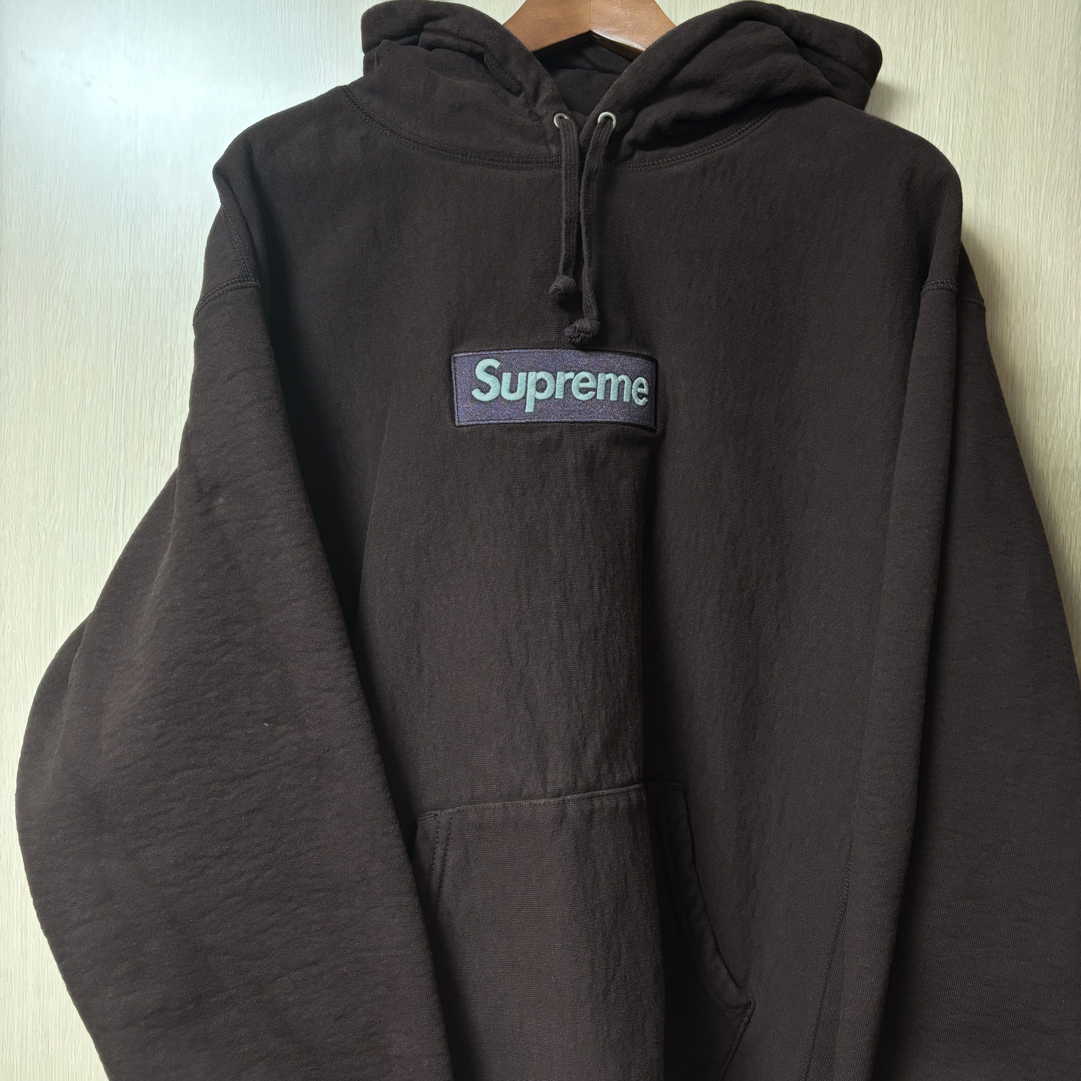 Supreme Box Logo Hooded Sweatshirt "Dark Brown" (21FW)