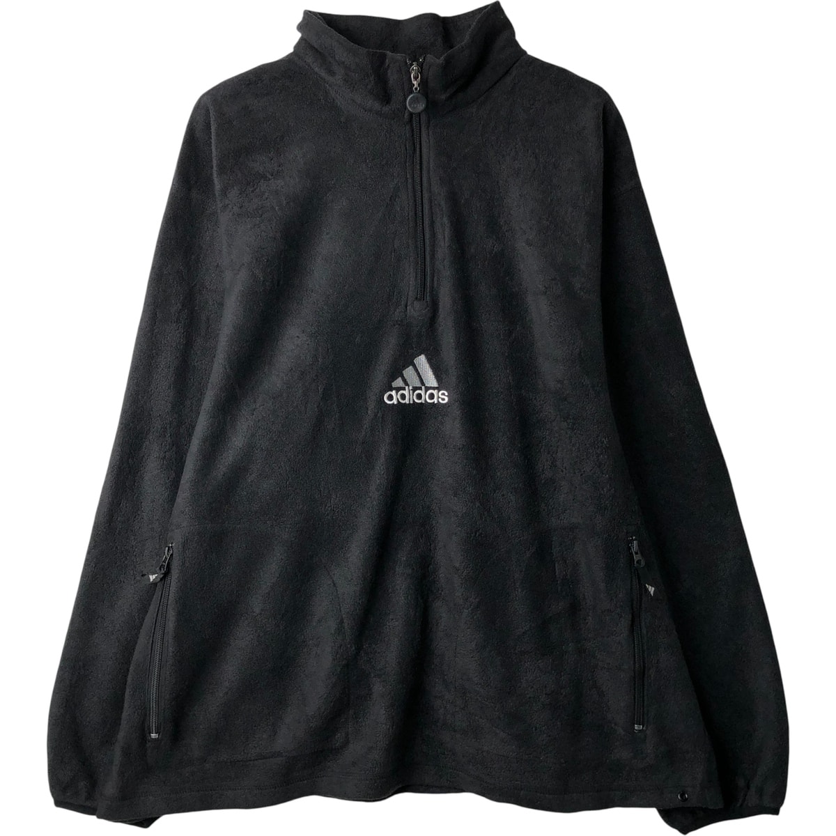 古着 90年代 アディダス adidas ハーフジップ フリースプルオーバー メンズXL相当 ヴィンテージ/eaa610229