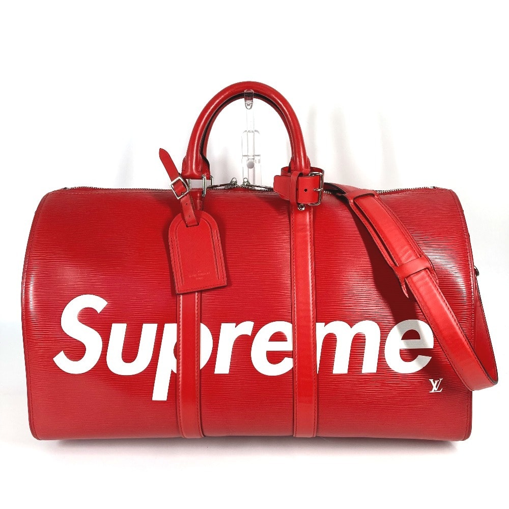 Supreme x Louis Vuitton Keepall 45 "Red"