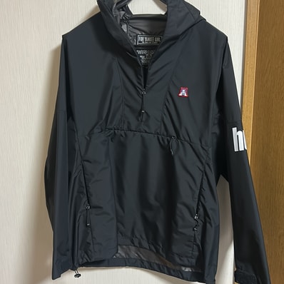 HYSTERIC GLAMOUR Up Down Logo Anorak Parka "Black"