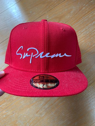 Supreme Classic Script New Era "Red"