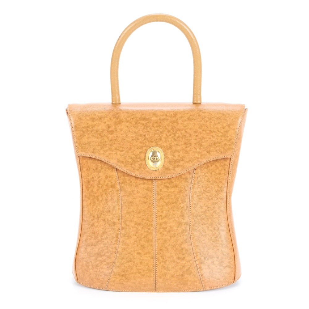 クリスチャンディオール ハンドバッグ レザー