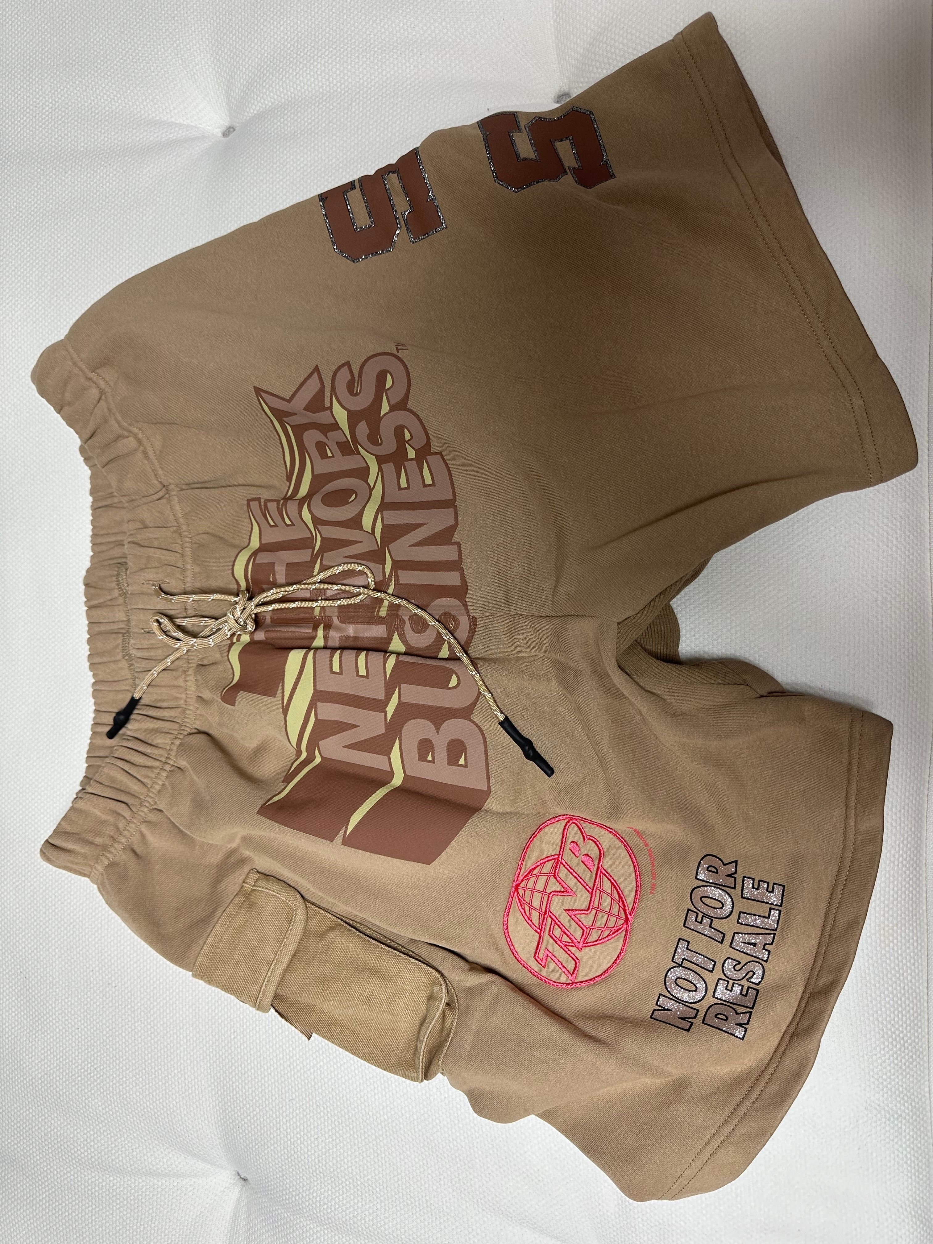 THE NETWORK BUSINESS Sweat Short Pants "Beige" TNBP009