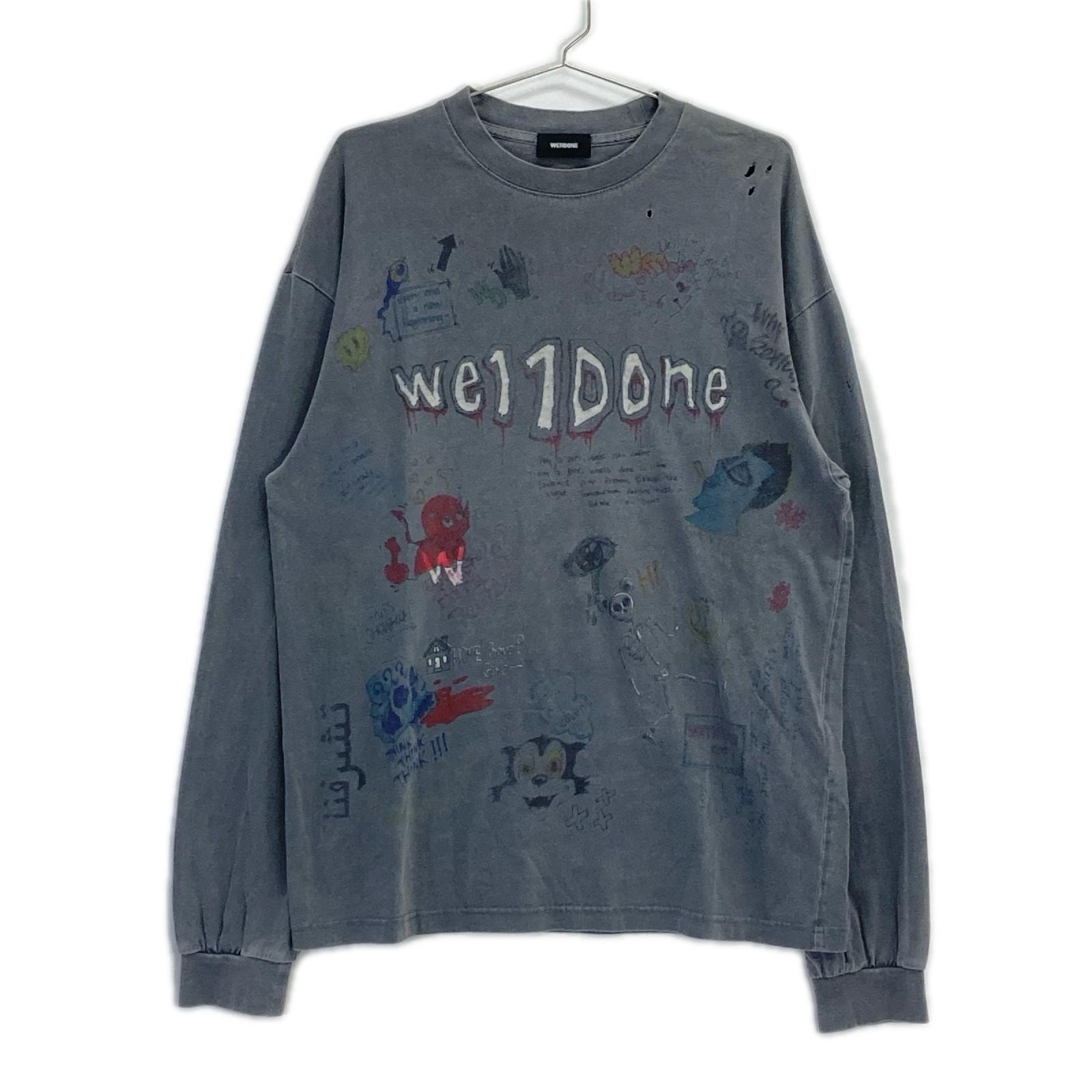 【希少】We11done ウェルダン ラグラン ロンT 36 バイカラー WE11DONE(ウェルダン) 人気の新作/中古通販【スニーカーダンク】