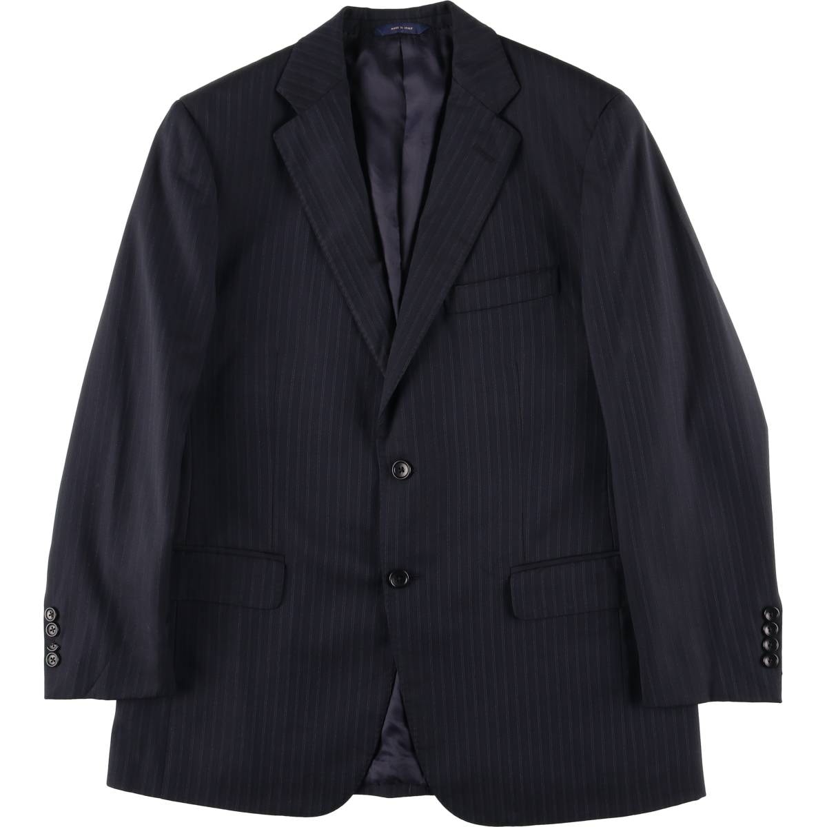 古着 ブルックスブラザーズ Brooks Brothers 1818 ストライプ柄 ウールテーラードジャケット イタリア製 メンズM相当/eaa611509