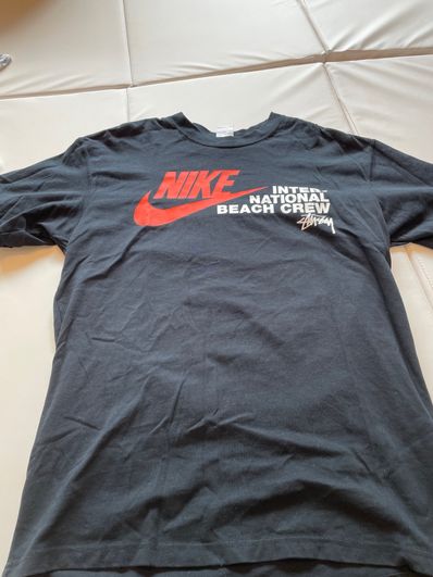 Nike x Stussy International Beach Crew T-Shirt "Black"