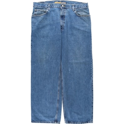 古着 00年代 リーバイス Levi's SILVER TAB シルバータブ LOW+LOOSE ロールーズ テーパードデニムパンツ メンズw37相当/eaa646419