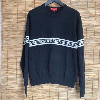 Supreme Inside Out Logo Sweater "Black"