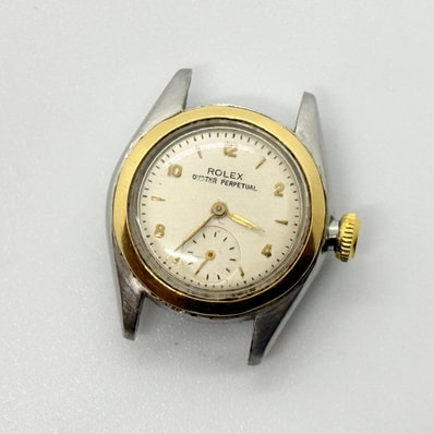 ROLEX ロレックス オイスター パーペチュアル 5002 シルバー AT レディース ヴィンテージ 腕時計 稼働品