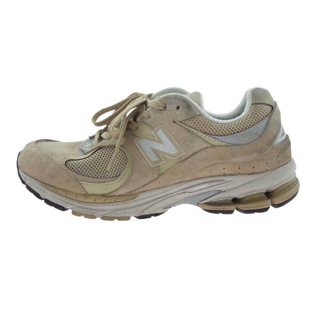 NEW BALANCE ニューバランス スニーカー ML2002R2 Khaki Silver カーキ シルバー メッシュ スエード スニーカー ベージュ系 28cm【中古】