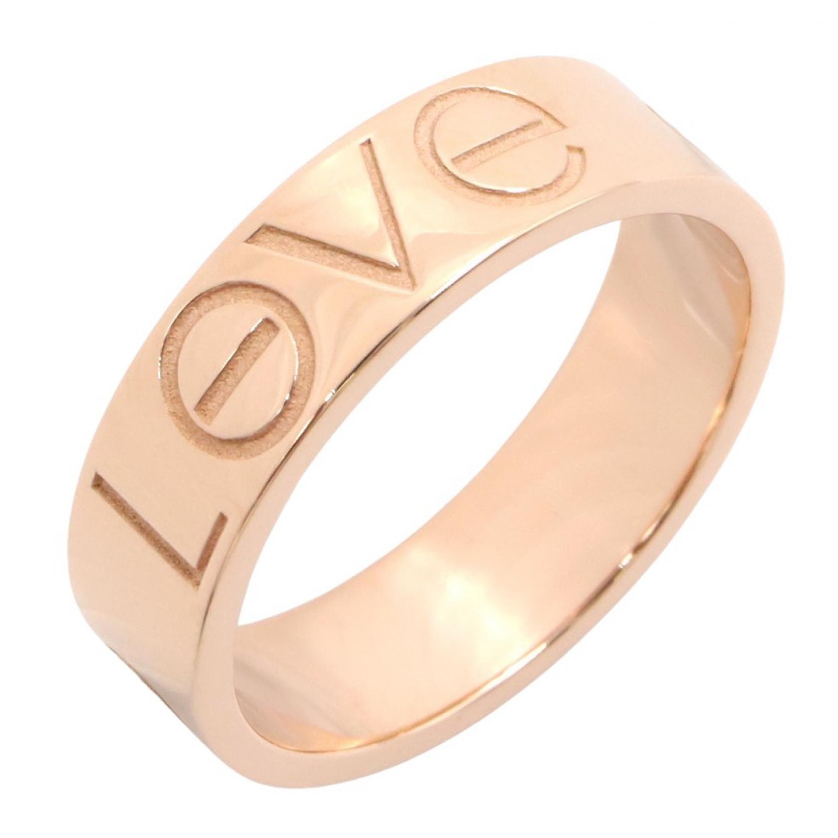 カルティエ CARTIER ラブ リング リング・指輪 ジュエリー K18PG(ピンクゴールド) レディース ゴールド系 【中古】