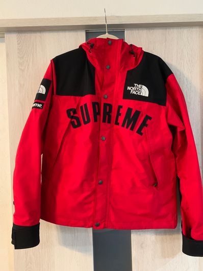 Supreme x The North Face Arc Logo Mountain Parka "Red"