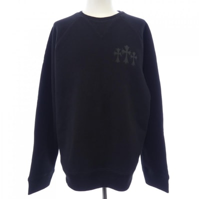 Chrome Hearts Back CH Logo Cemetery Cross Sweatshirt "Black"