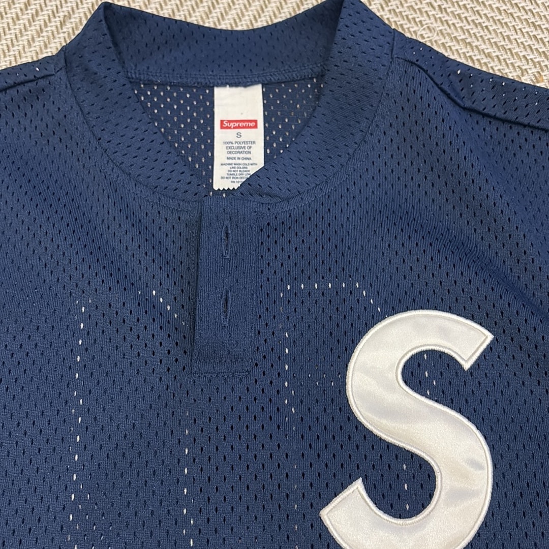 Supreme S Logo Baseball Henley 