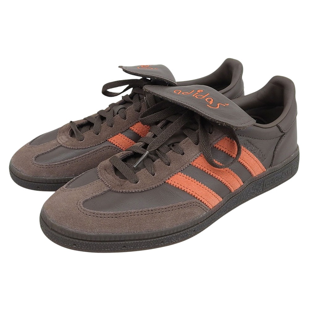 アディダス 美品 SHUKYU E-WAX Handball Spezial レザー スニーカー シューズ メンズ ブラウン 27.5cm HP6694 9 1/2(US)