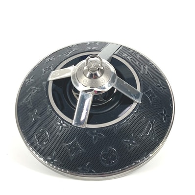 ルイヴィトン LOUIS VUITTON ホライゾン ライト・アップ スピーカー QAC000 モノグラム インテリア オーディオ 雑貨 メタル ブラック 未使用