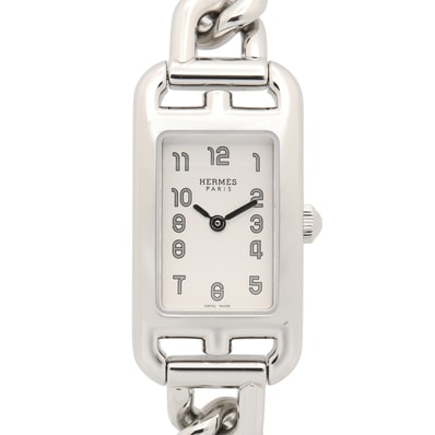 エルメス HERMES ナンタケット 腕時計 時計 ステンレススチール レディース シルバー系 NA2.110 【中古】